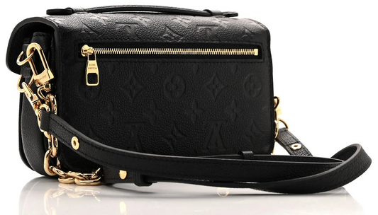 Louis Vuitton Pochette Metis east west monogram empreinte Noir