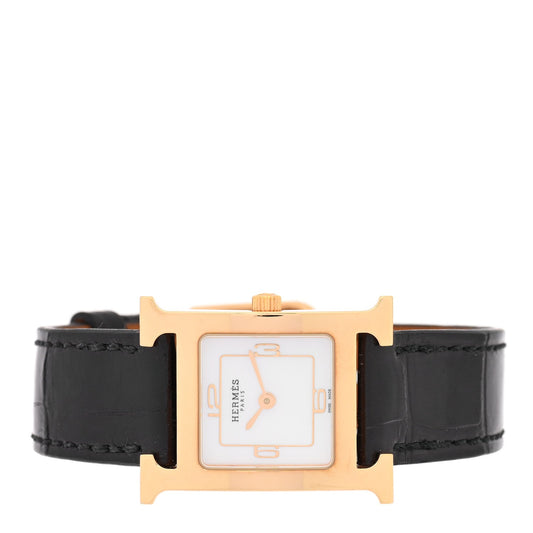 Hermes Heure H 21mm Watch Noir Alligator image 2