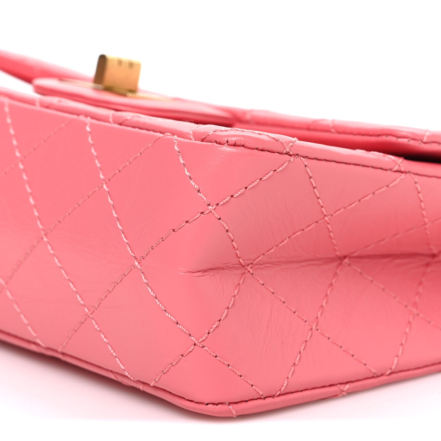Chanel 2.55 Reissue Mini Flap Bag Pink Aged Calfskin Quilted 2026 image 10 – PRELOOV
