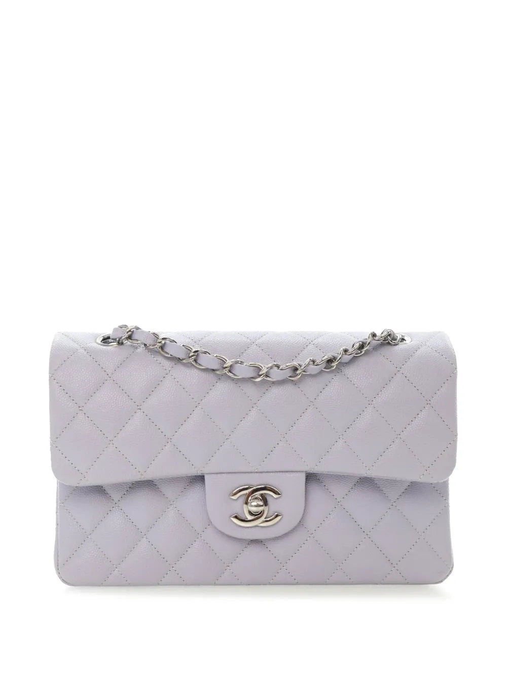 Chanel Small Classic Caviar Double Flap Shoulder Bag Purple 2021–2025 image 1 – PRELOOV