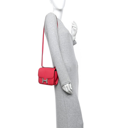 Hermès Chevre Mysore Constance 18 Rose Shocking foto 2