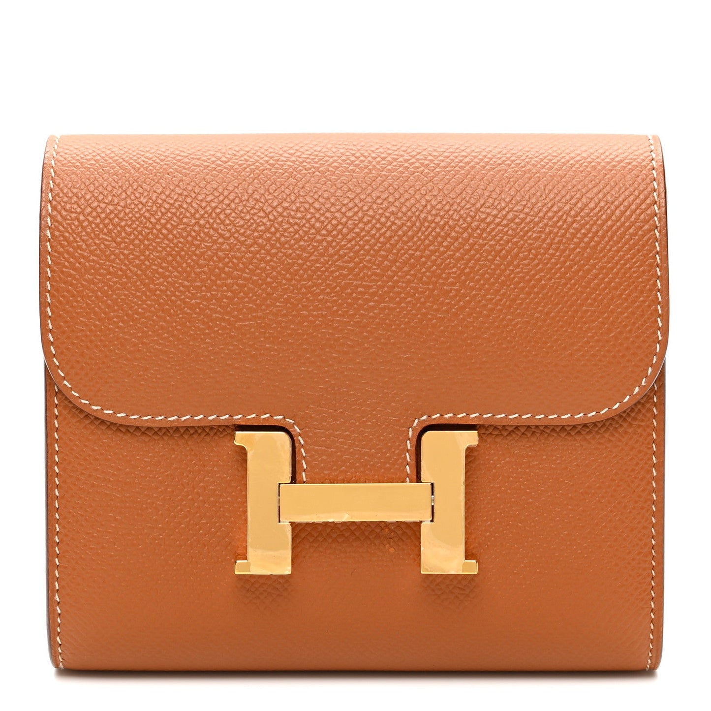 Hermès Constance Short Wallet Gold Epsom - PRELOOV
