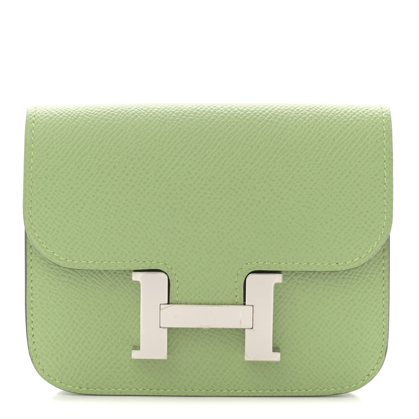 Hermès Constance Slim Wallet Vert Criquet Epsom - PRELOOV