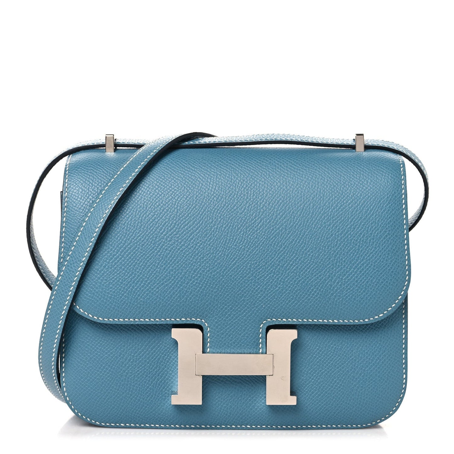 Hermès Epsom Constance 18 New Blue Jean