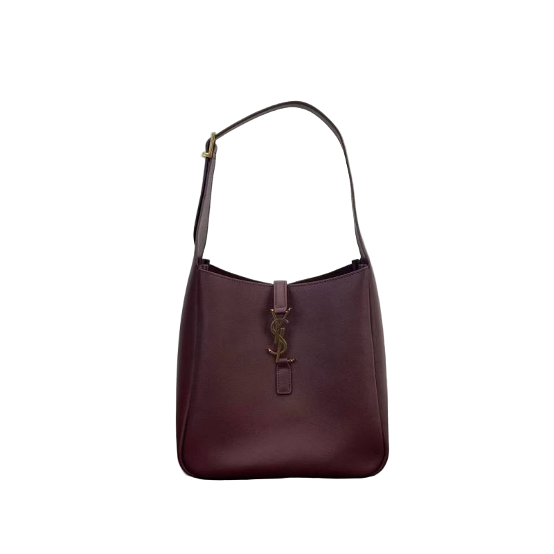 Saint Laurent Le 37 Bucket Bag – Bordeauxrood Preloved Designer Tas
