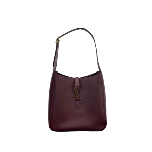 Saint Laurent Le 37 Bucket Bag – Bordeaux Red Preloved Designer Bag