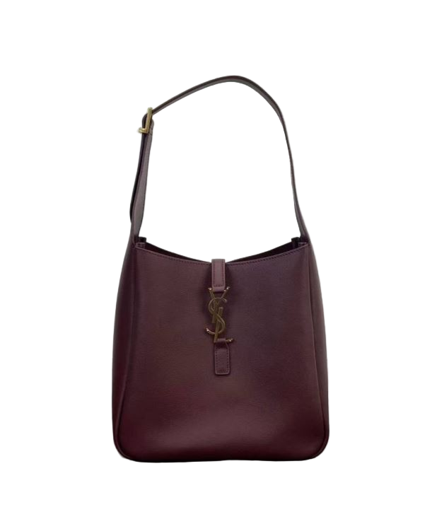 Saint Laurent Le 37 Bucket Bag – Bordeauxrood Preloved Designer Tas