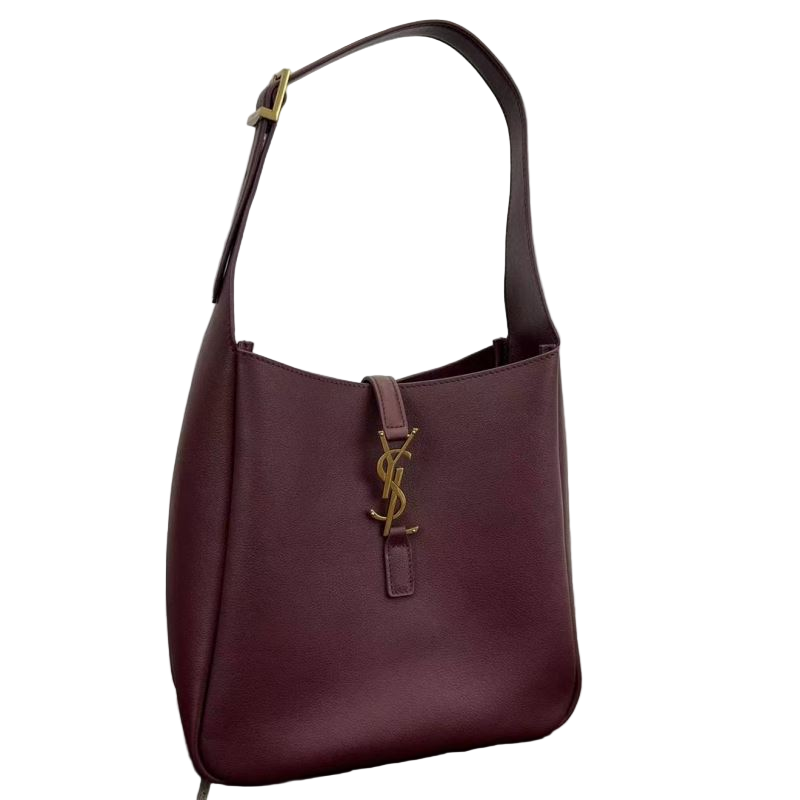 Saint Laurent Le 37 Bucket Bag – Bordeauxrood Preloved Designer Tas
