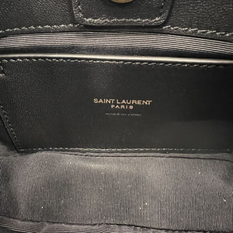 Saint Laurent Sade Crossbody – Zwart Lamsleer Preloved Designer Schoudertas