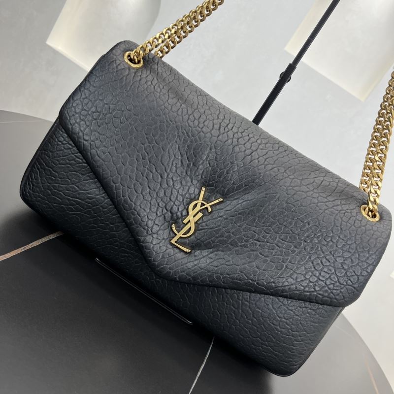 Saint Laurent Calypso Large Zwart Preloved Designer Schoudertas