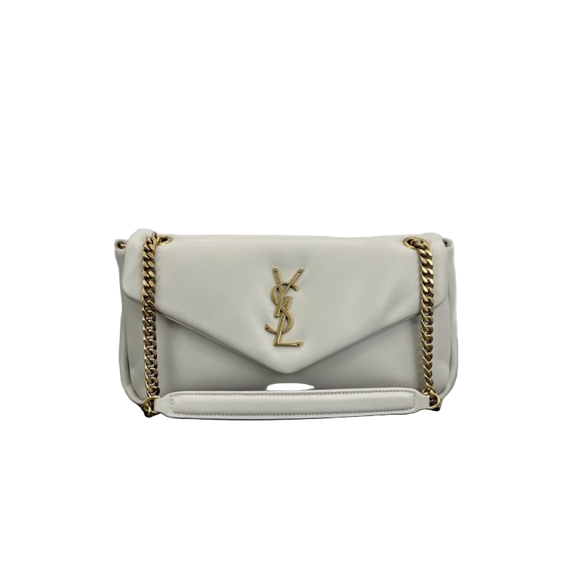 Saint Laurent Calypso Bag small wit schoudertas