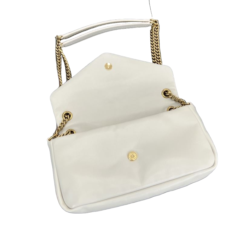 Saint Laurent Calypso Bag small wit schoudertas