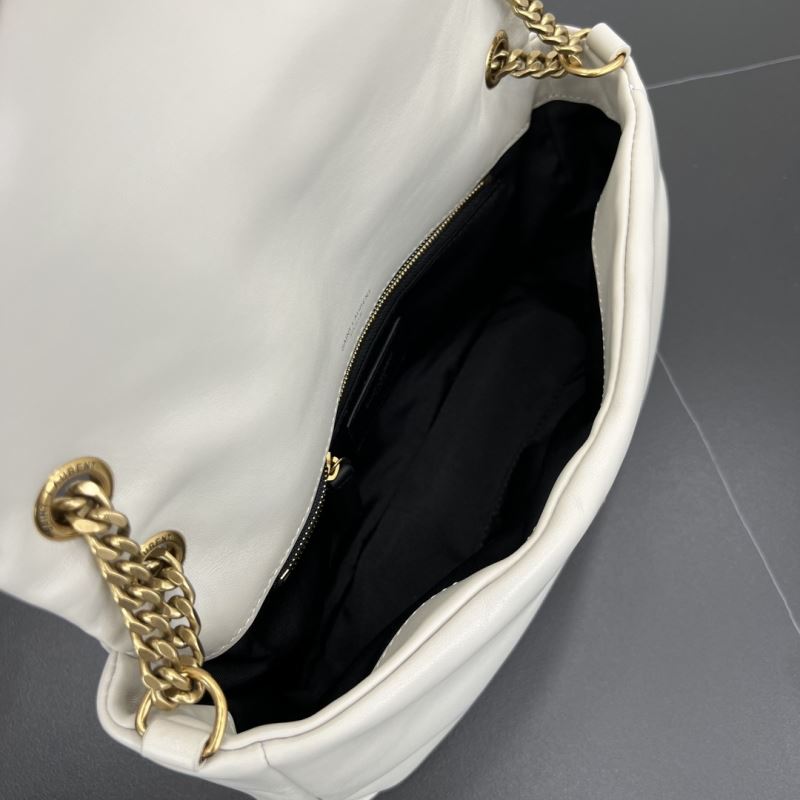 Saint Laurent Calypso Bag small wit schoudertas