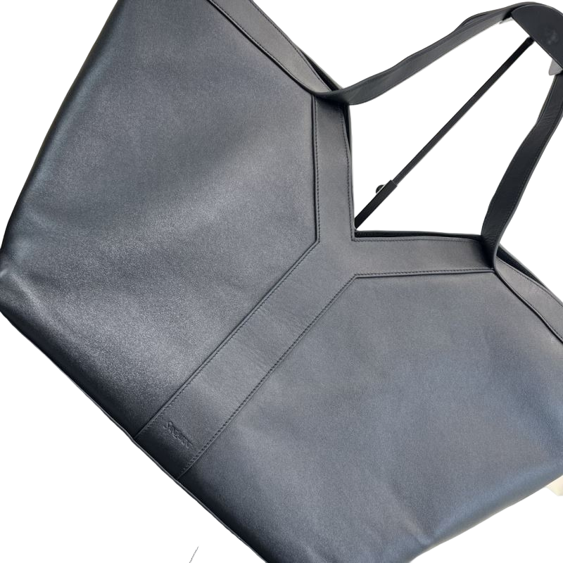 Saint Laurent Y Tote Shopper  Zwart Preloved Designer Shopper Tas