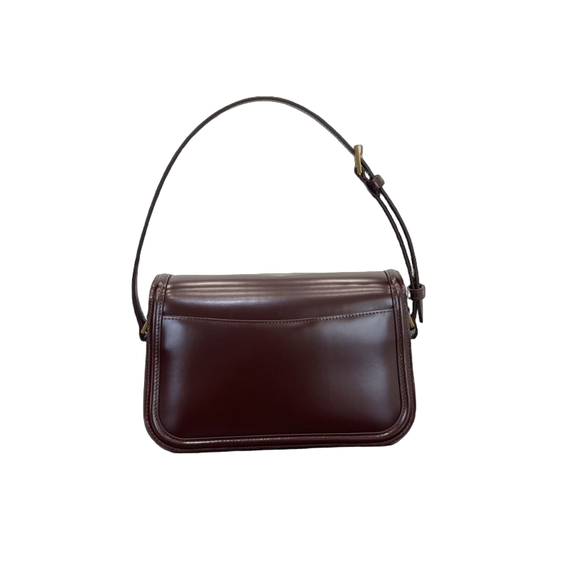Saint Laurent Solferino Mini Schoudertas Bordeaux – Leren Designer Tas