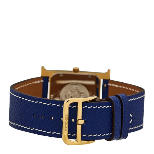 Hermes Heure H 26mm Watch Bleu Electrique Epsom image 2