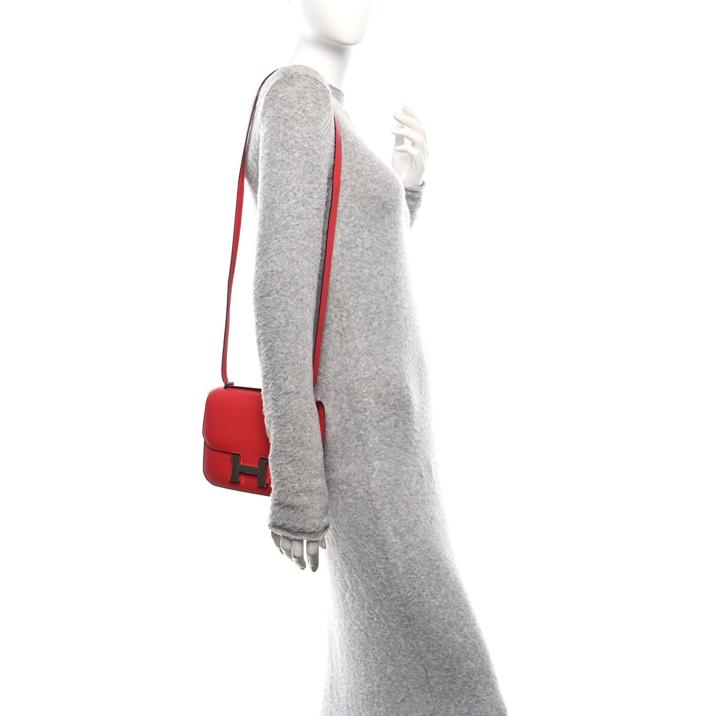 Hermès Epsom Constance 18 Rouge de Coeur foto 2