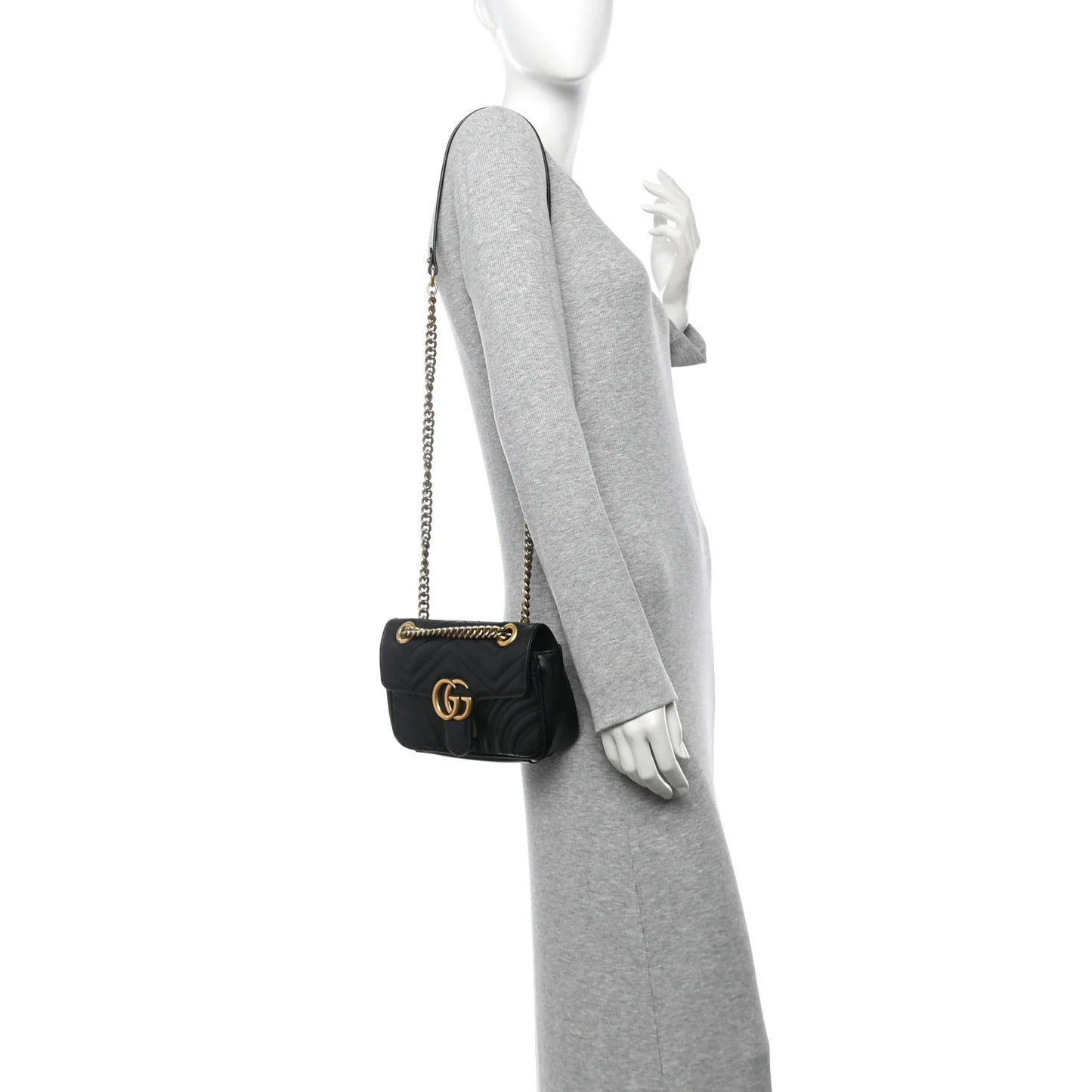 Gucci Marmont matelasse Medium Black