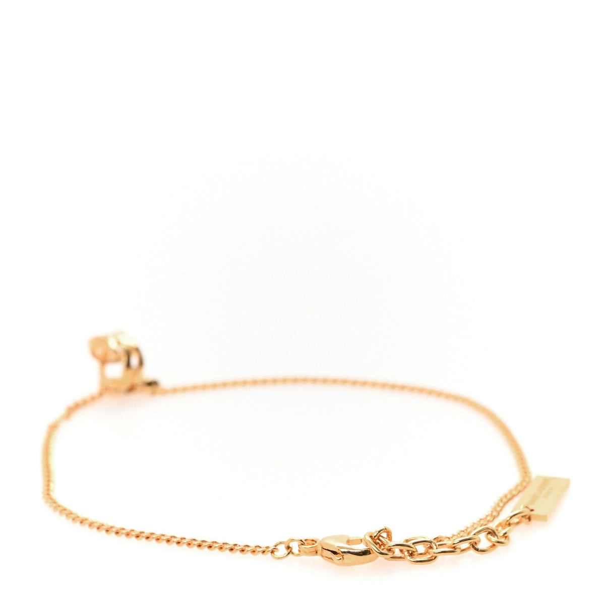 Saint Laurent Monogram Twist Bracelet Gold image 3