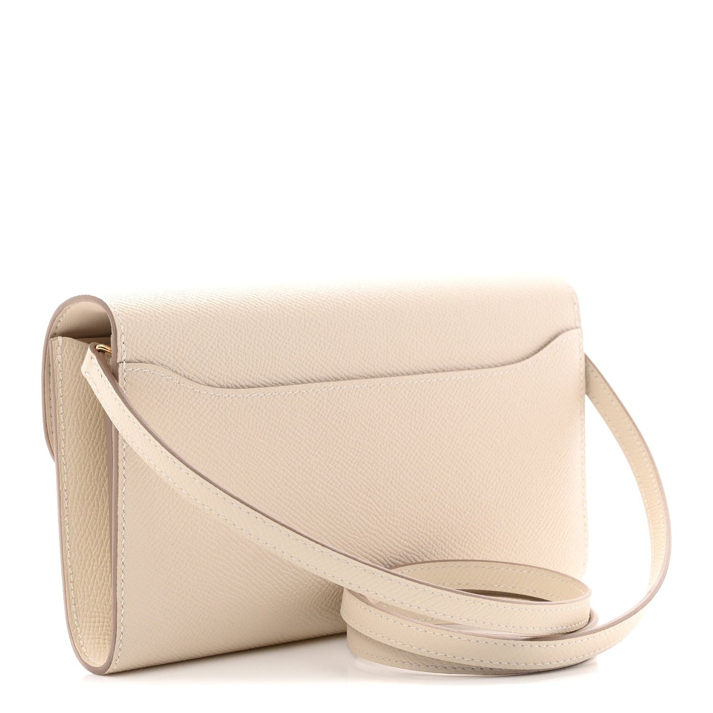 Hermès Epsom Constance Long To Go Wallet Craie foto 4