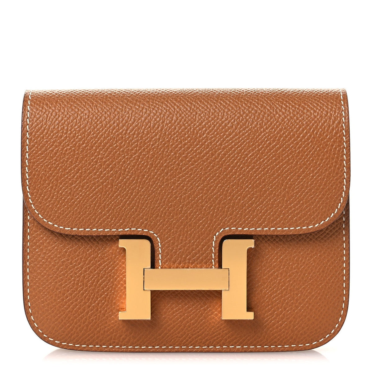 Hermès Constance Slim Wallet Gold Epsom - PRELOOV