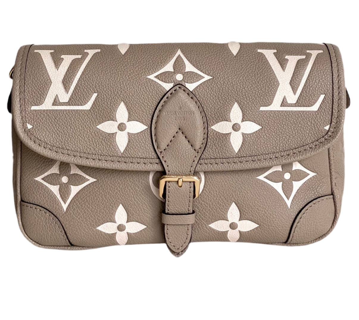 Louis Vuitton Diane Bag Tourterelle Cream Monogram Empreinte (M46583)