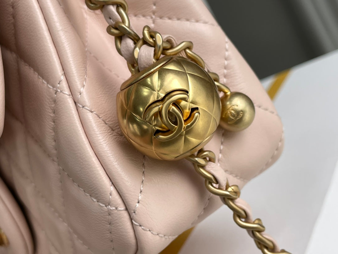 Chanel Mini Rectangular Flap Bag 19K pink