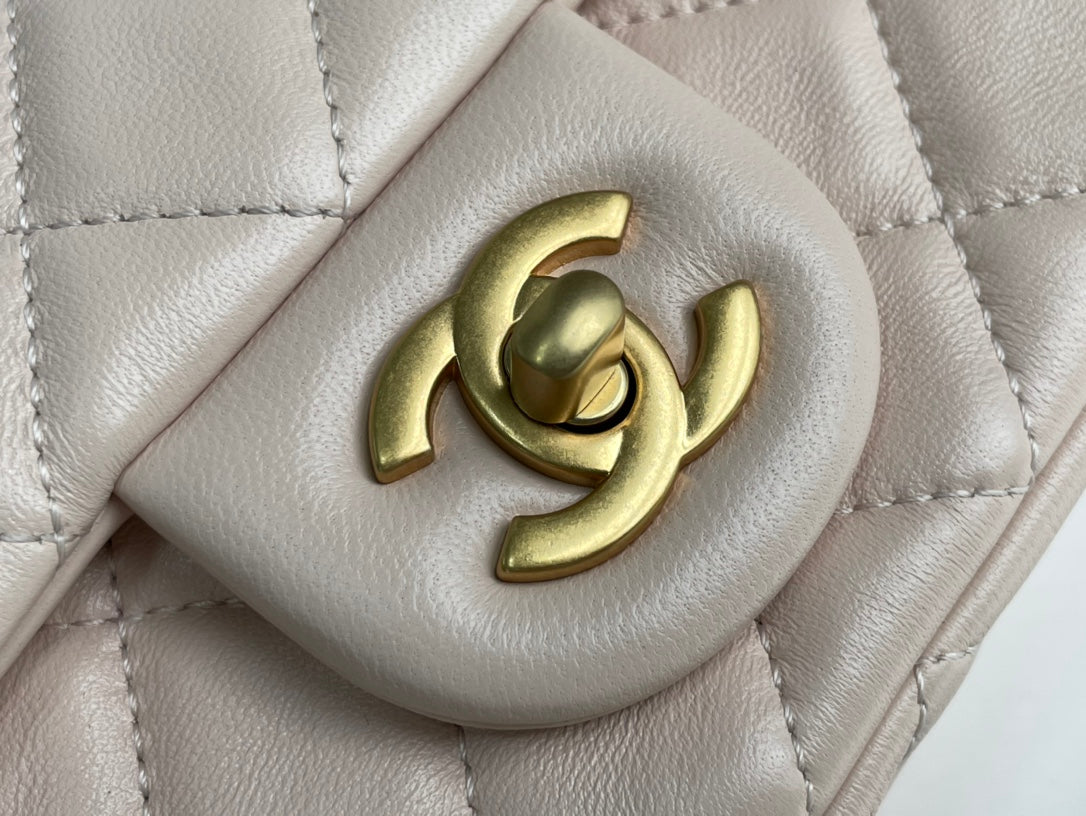Chanel Mini Rectangular Flap Bag 19K pink