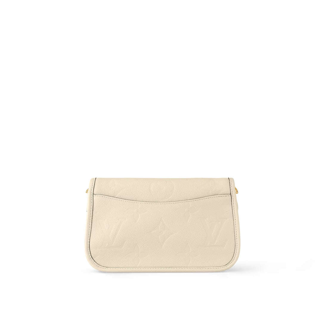 Louis Vuitton Diane Bag Cream Beige Monogram Empreinte Leather