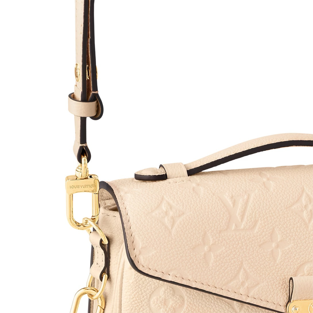 Louis Vuitton Pochette Métis East-West  Crème/Beige Monogram Empreinte (M23081)