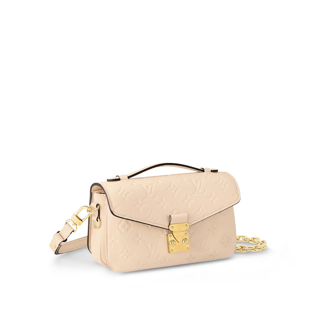 Louis Vuitton Pochette Métis East-West  Crème/Beige Monogram Empreinte (M23081)