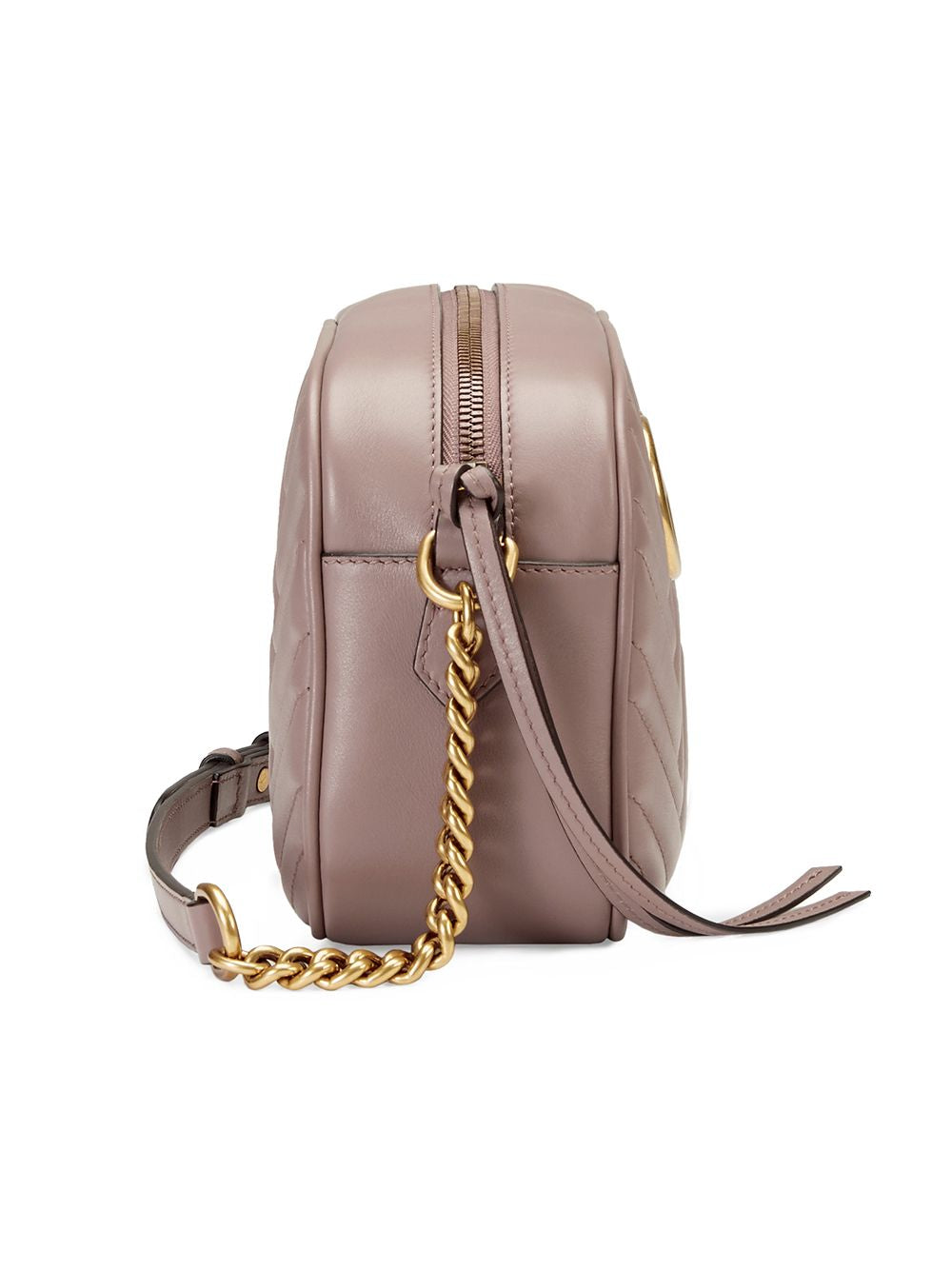 Gucci Marmont Small Porcelaine Rose Matelassé Leather