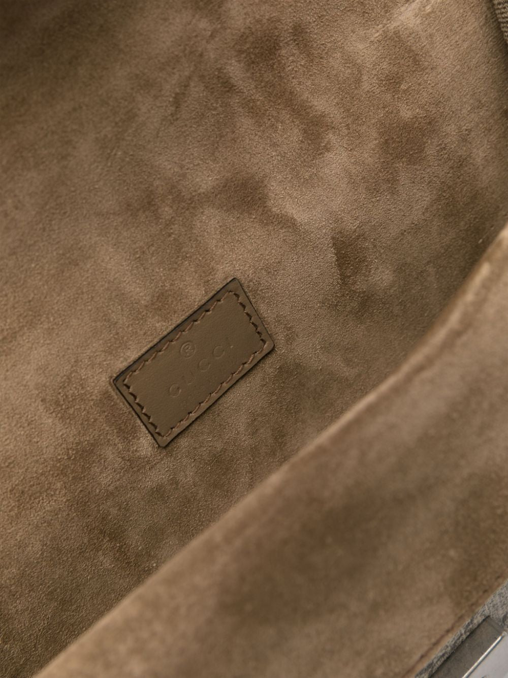 Gucci GG Dionysus Small GG Supreme Canvas & Taupe Suede