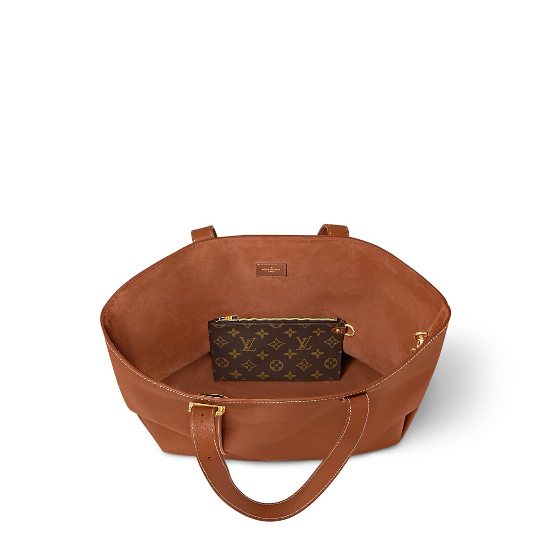 Louis Vuitton Low Key Cabas MM Cognac Brown Calfskin (M25342)
