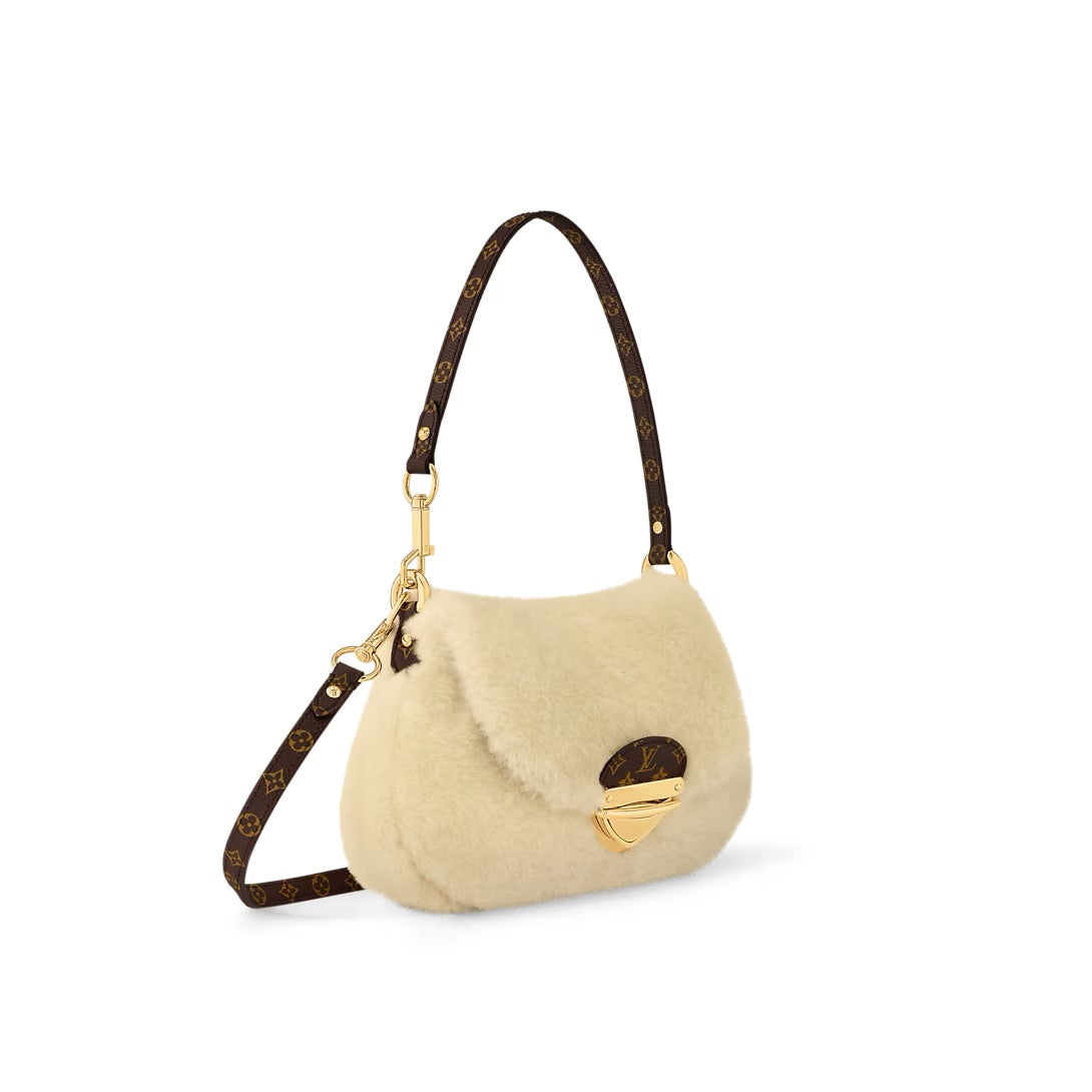 Louis Vuitton Sunset Schoudertas  Cream Coated Canvas (M12097)