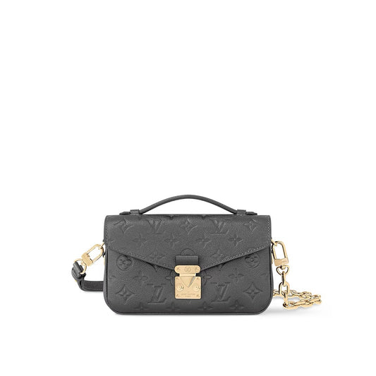 Louis Vuitton Pochette Métis East-West – Gun Metal Grained Cowhide Leather (M11998)