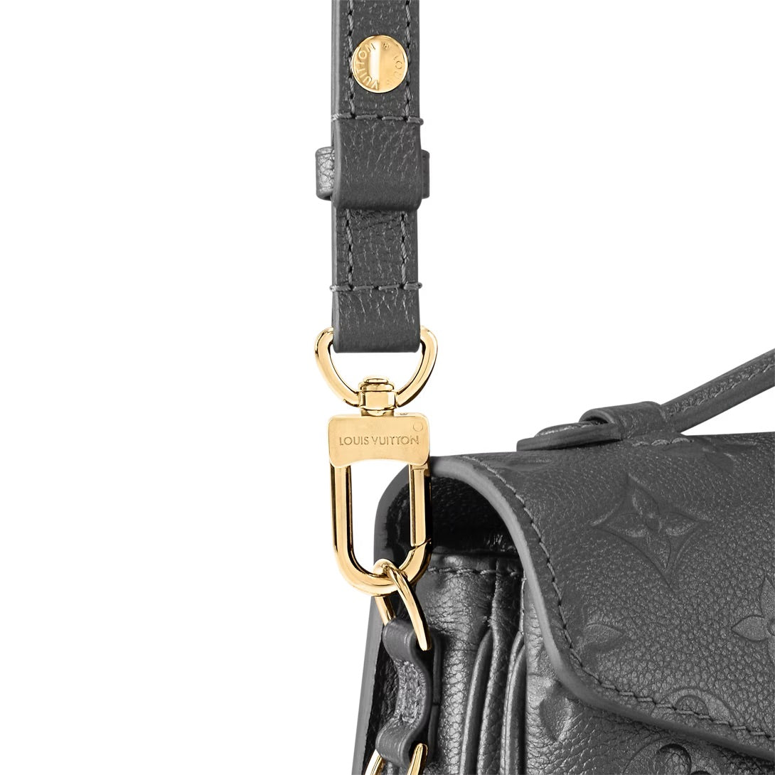 Louis Vuitton Pochette Métis East-West – Gun Metal Grained Cowhide Leather (M11998)