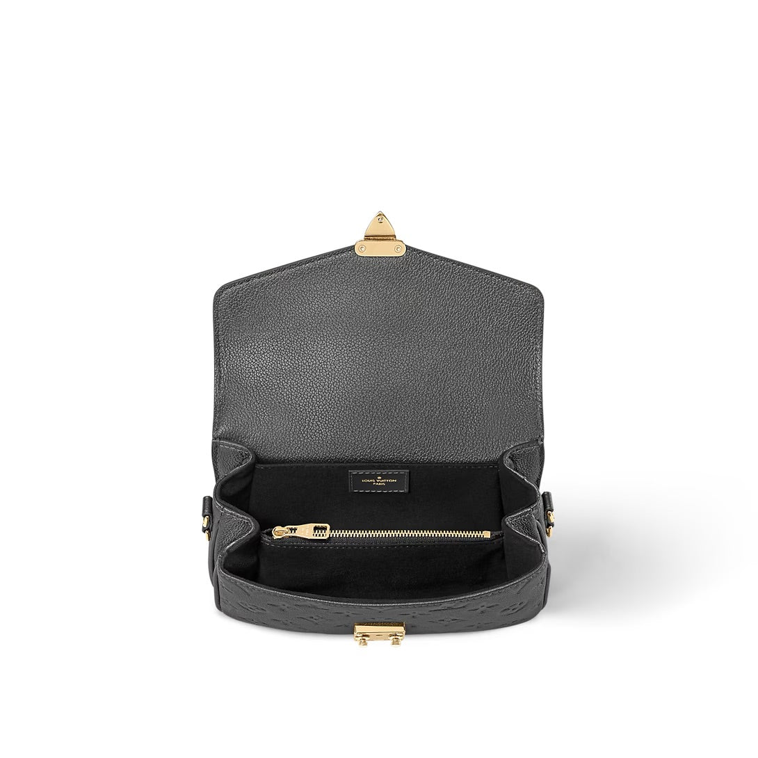 Louis Vuitton Pochette Métis East-West – Gun Metal Grained Cowhide Leather (M11998)