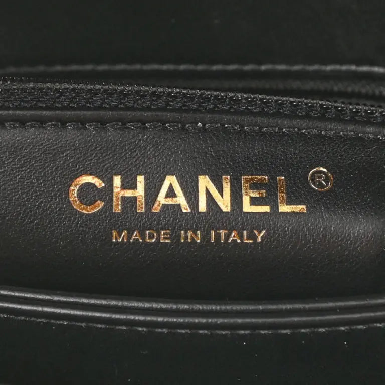 Chanel Trendy CC Top Handle Black Lambskin Handbag