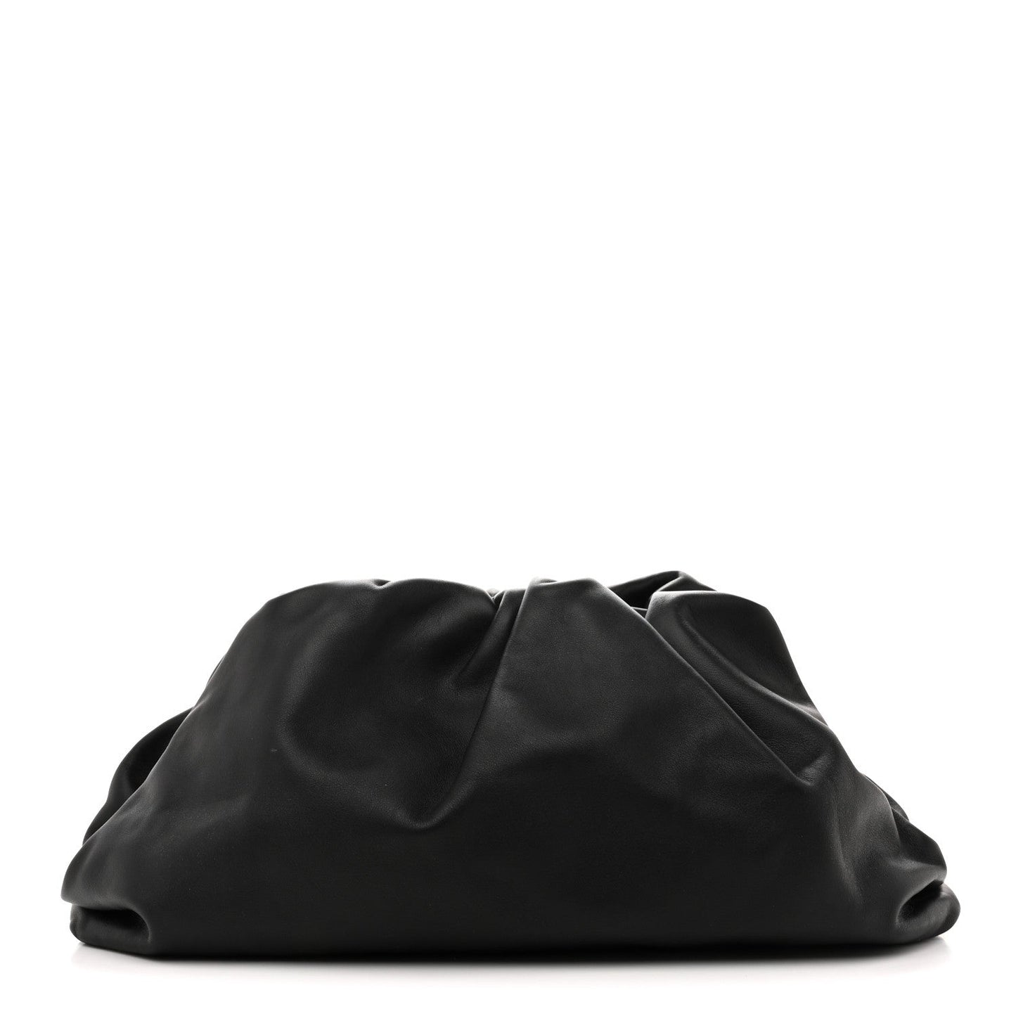 Bottega Veneta Smooth Butter Calf The Pouch Oversized Clutch Black 2026 PRELOOV foto 1