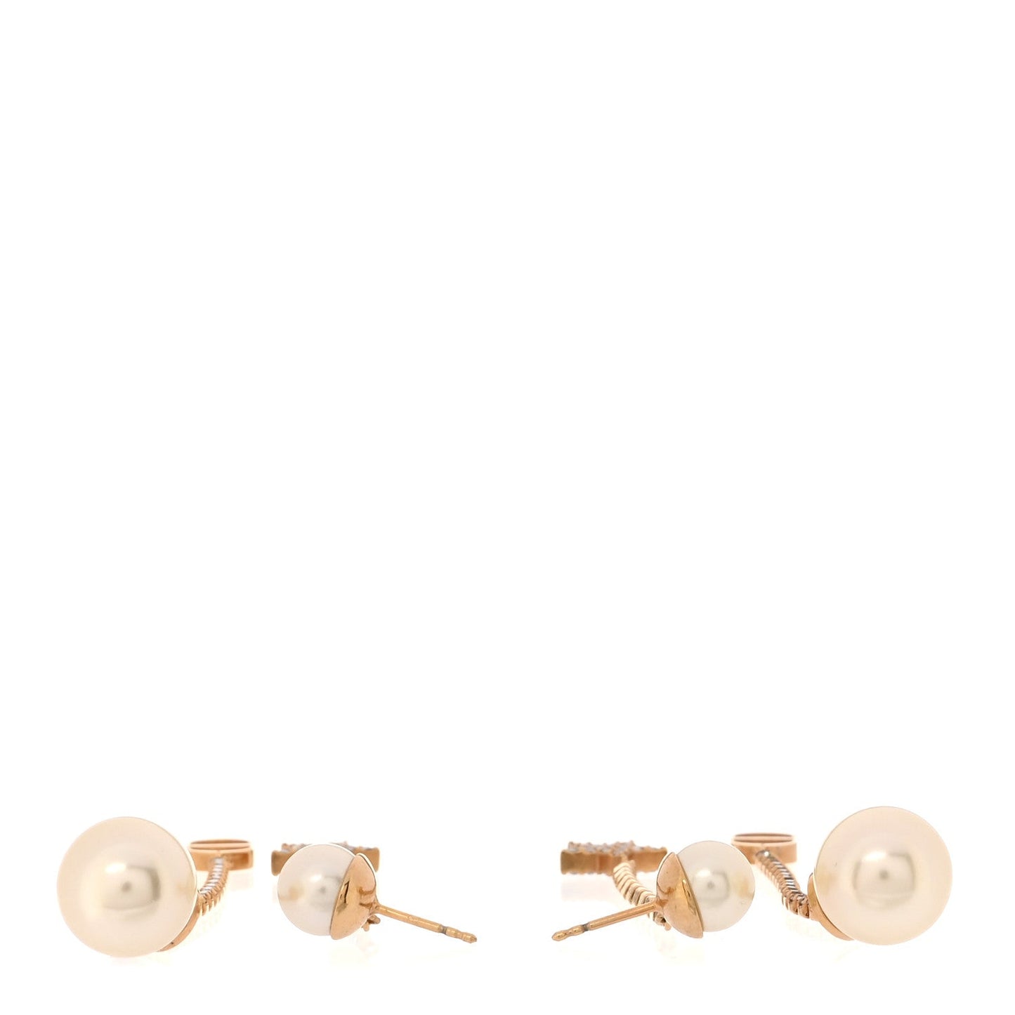 Christian Dior Tribal CD Drop Earrings Gold image 3