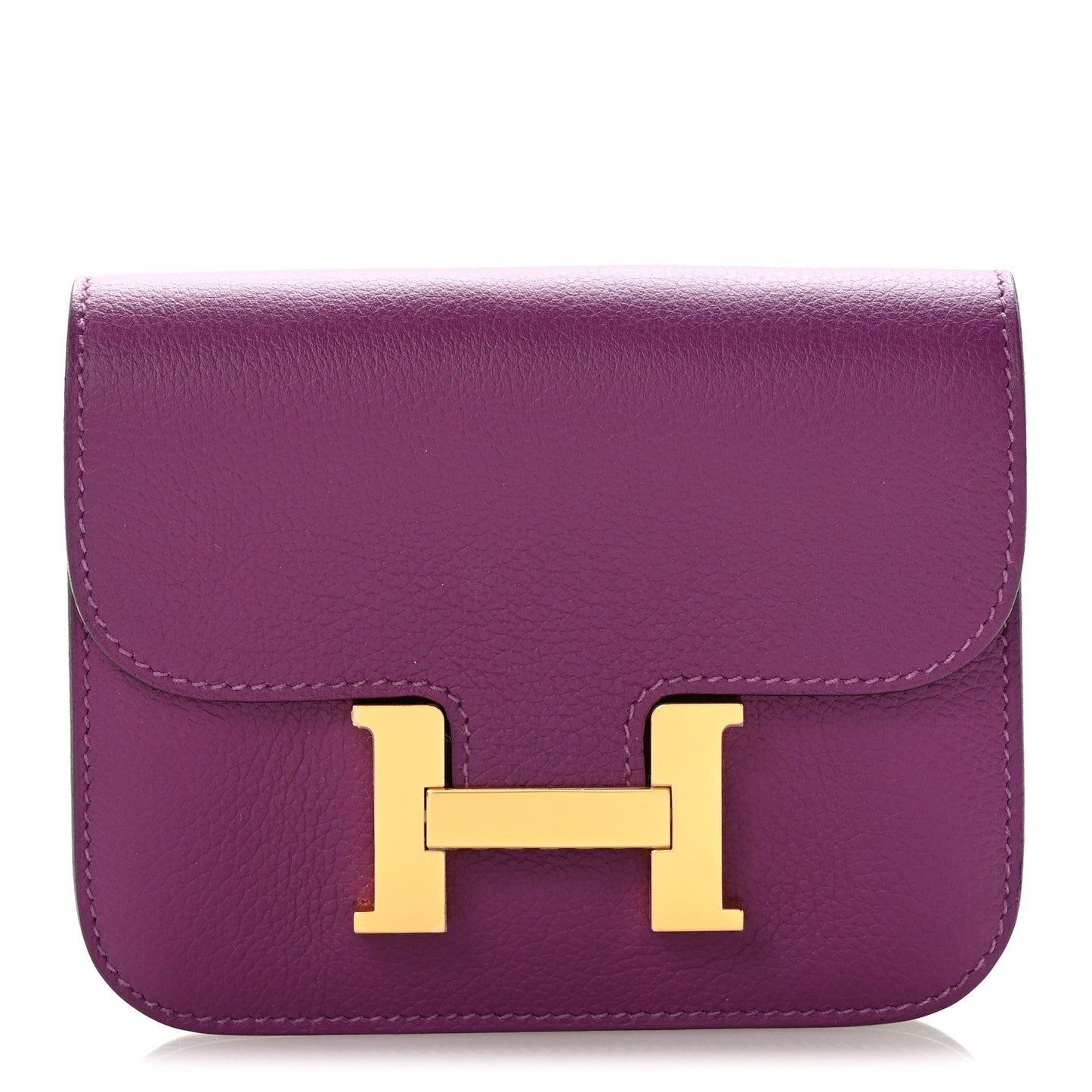 Hermès Constance Slim Wallet Anemone Evercolor - PRELOOV