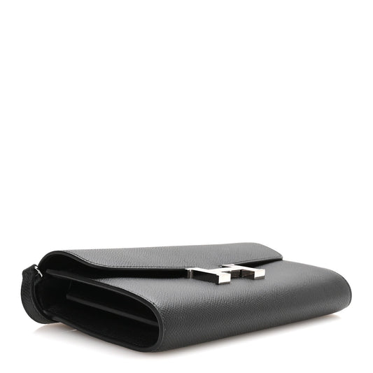 Hermès Epsom Constance Wallet To Go Black foto 3