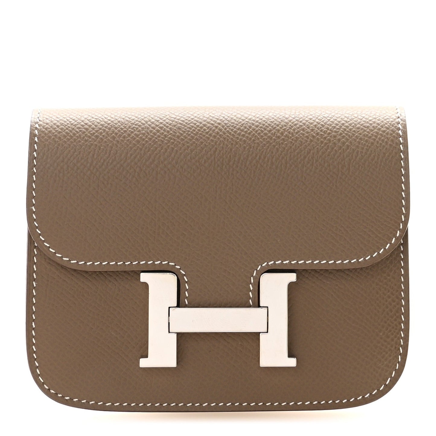 Hermès Constance Slim Wallet Etoupe Epsom - PRELOOV