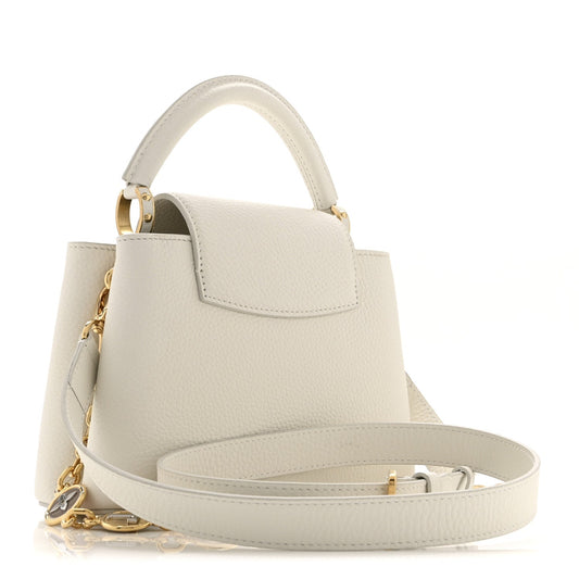 Louis Vuitton Small Chain My Capucines Snow Taurillon image 3