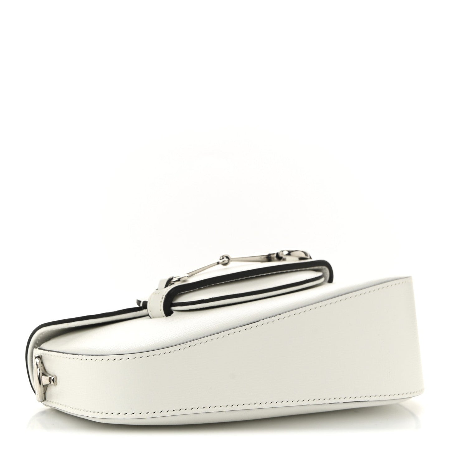Gucci Horsebit 1955 Asymmetric Shoulder Bag Great White Demetra – PRELOOV