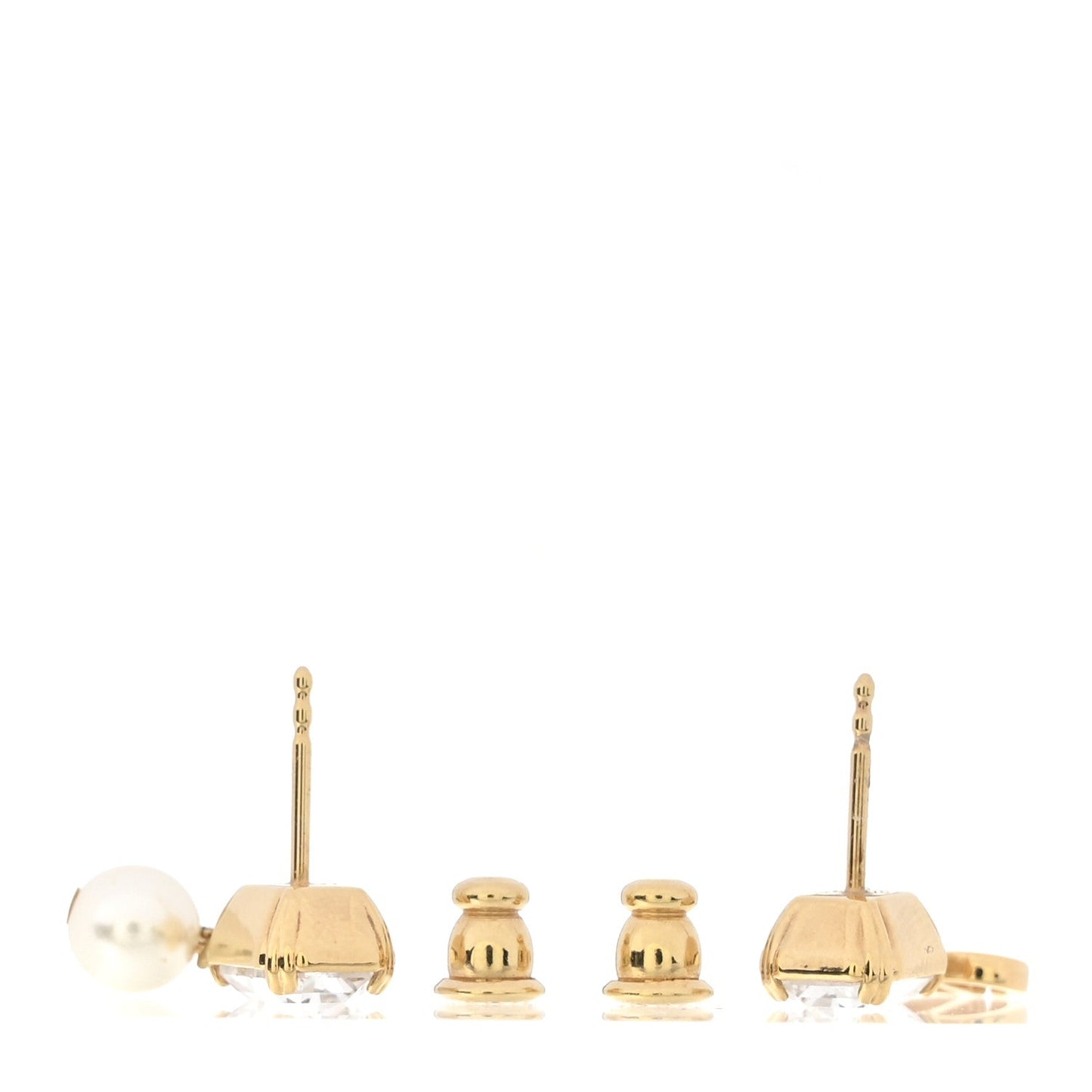 Christian Dior Petit CD Earrings Gold image 3