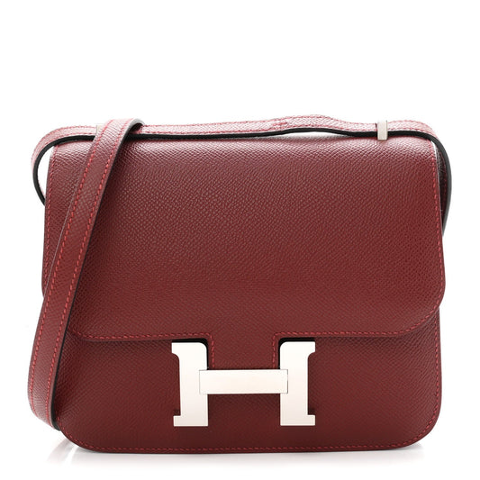 Hermès Epsom Constance 18 Rouge H