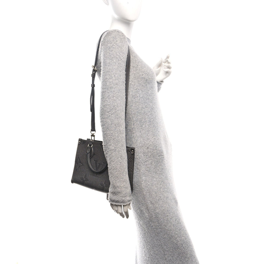 Louis Vuitton Onthego PM Gun Metal Empreinte Monogram Giant image 2