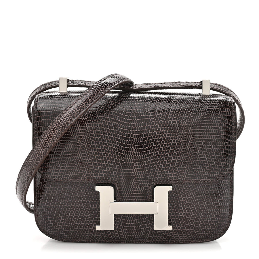 Hermès Lizard Niloticus Micro Constance 14 Nicotine | PRELOOV